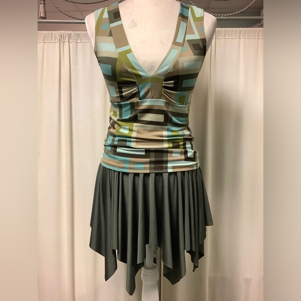 Janette top Lily K skirt XS/S Y2K